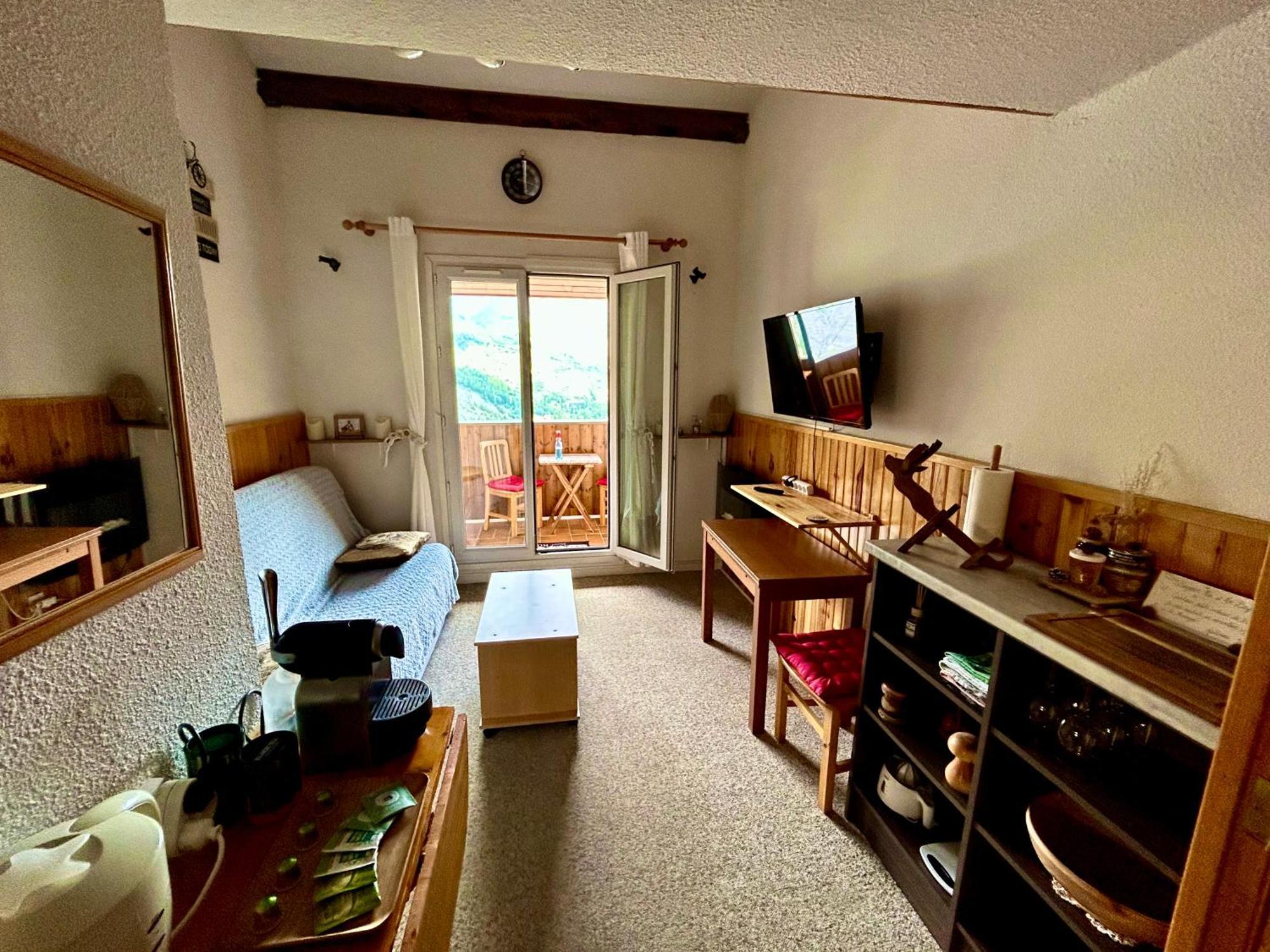 Duplex Avec Vue Exceptionnelle Parking Et Wifi Gratuit Apartment Allos Exterior photo